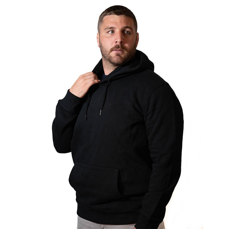 Sweat-shirt éco-responsable à capuche Noir